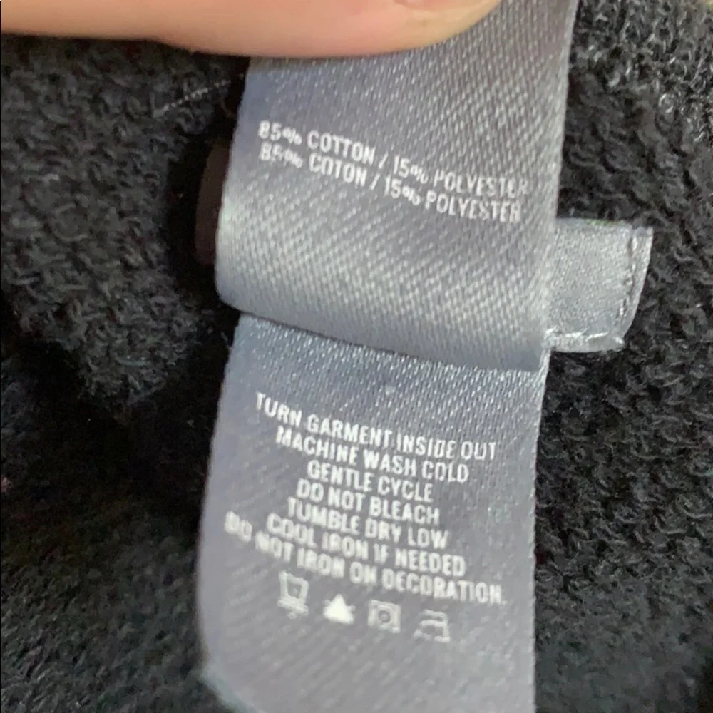 Aerie charcoal grey sweater with sequin